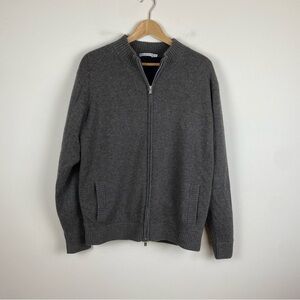 Peter Millar Cashmere-Silk Full Zip Cardigan Sweater Jacket